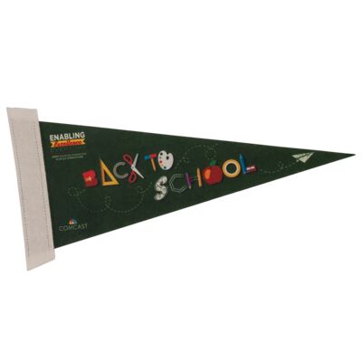 Large Felt Pennant 12" x 30" Thumbnail